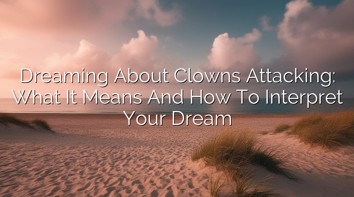 Dreaming about Clowns Attacking: What It Means and How to Interpret Your Dream